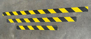 Hazard Non Slip Decking Strips - Slips Away - Hazard Non Slip Decking Strips 600mm x 50mm -