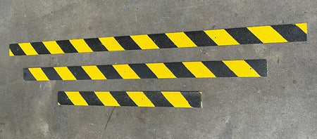 Hazard Non Slip Decking Strips - Slips Away - Hazard Non Slip Decking Strips 600mm x 50mm -