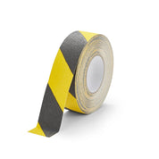 Hazard Tape Yellow & Black 80 Grit Texture - 2" x 5 meters - Slips Away - SA046. -