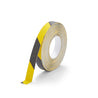 Hazard Tape Yellow & Black 80 Grit Texture - 2" x 5 meters - Slips Away - SA046. -