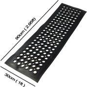 Heavy Duty Rubber Non Slip Stair Treads, Step Mats 30x90cm