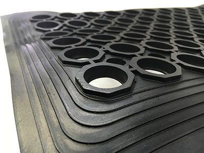 Heavy Duty Rubber Non Slip Stair Treads, Step Mats 30x90cm