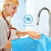 Large Non Stick Silicone Mat for Baking - Slips Away - SA091 -