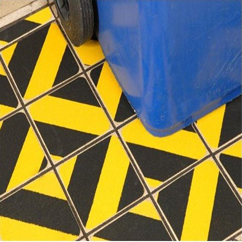 Non Abrasive Anti Slip Tiles 140mm x 140mm - 10x Pack - Slips Away - H3405 BLACK 140MM X 140MM-1 -