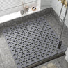 Non-Slip Anti-Mold Square Shower Mat - 53 x 53cm - Ideal for Interior Showers - Slips Away - B09NM7SW33 -
