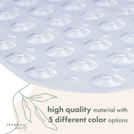 Non-Slip Bath Mat with Suction Cups | Clear 100X40Cm/40X16In Extra Long Bathtub Mats | Anti-Mould, Machine-Washable, Latex-Free | Shower Mat Ideal for Elderly & Children - Slips Away - ea30ed83-9d85-463a-9e7d-4fe0edcd3aac -