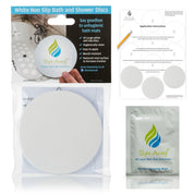 Non Slip Bath & Shower Stickers – 20x Large White Discs - Slips Away - SA008 -