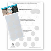 Non Slip Bath & Shower Stickers - 28x White Discs - Slips Away - SA002 -