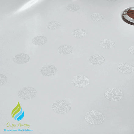 Non Slip Bath & Shower Stickers – 56x Clear Discs - Slips Away - SA003 -
