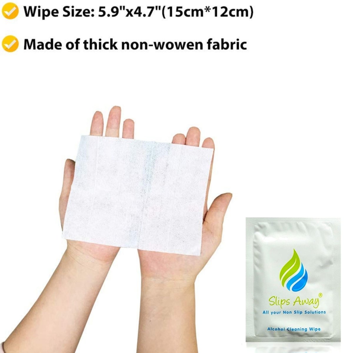 Non Slip Bath & Shower Stickers – 56x White Discs - Slips Away - SA004 -