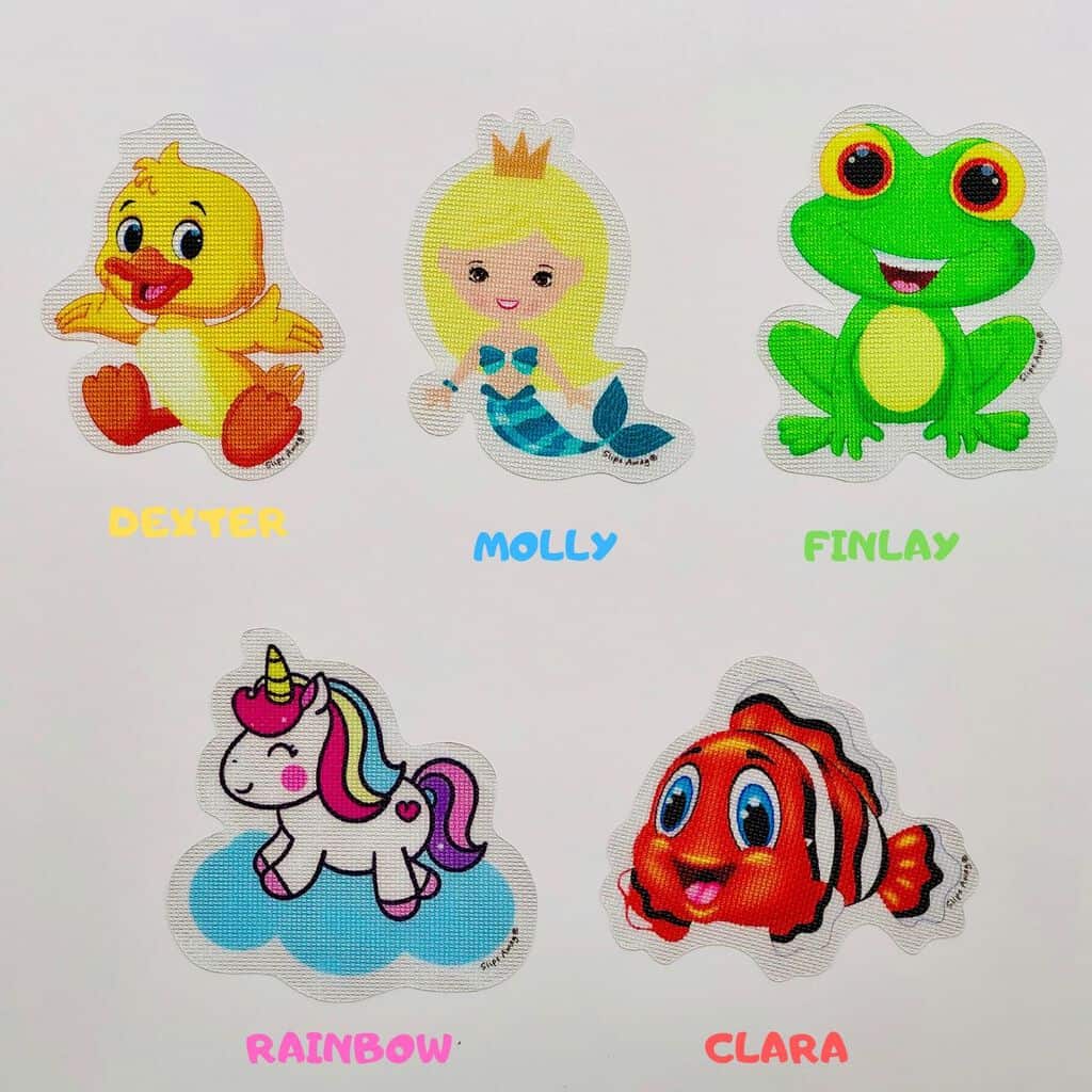 Non Slip Bath Stickers for kids - Variety Value Pack - Slips Away - SA033 -