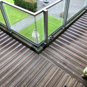 Non Slip Decking Strips GRP Heavy Duty Pro Grade 50mm - BROWN - Slips Away - Decking strips - decking strip brown 600mm x 50mm -
