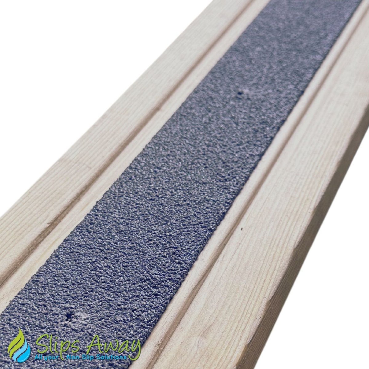 Decking Strips Non Slip Anti Skid for Wood Decks GREY 50mm Slips Away