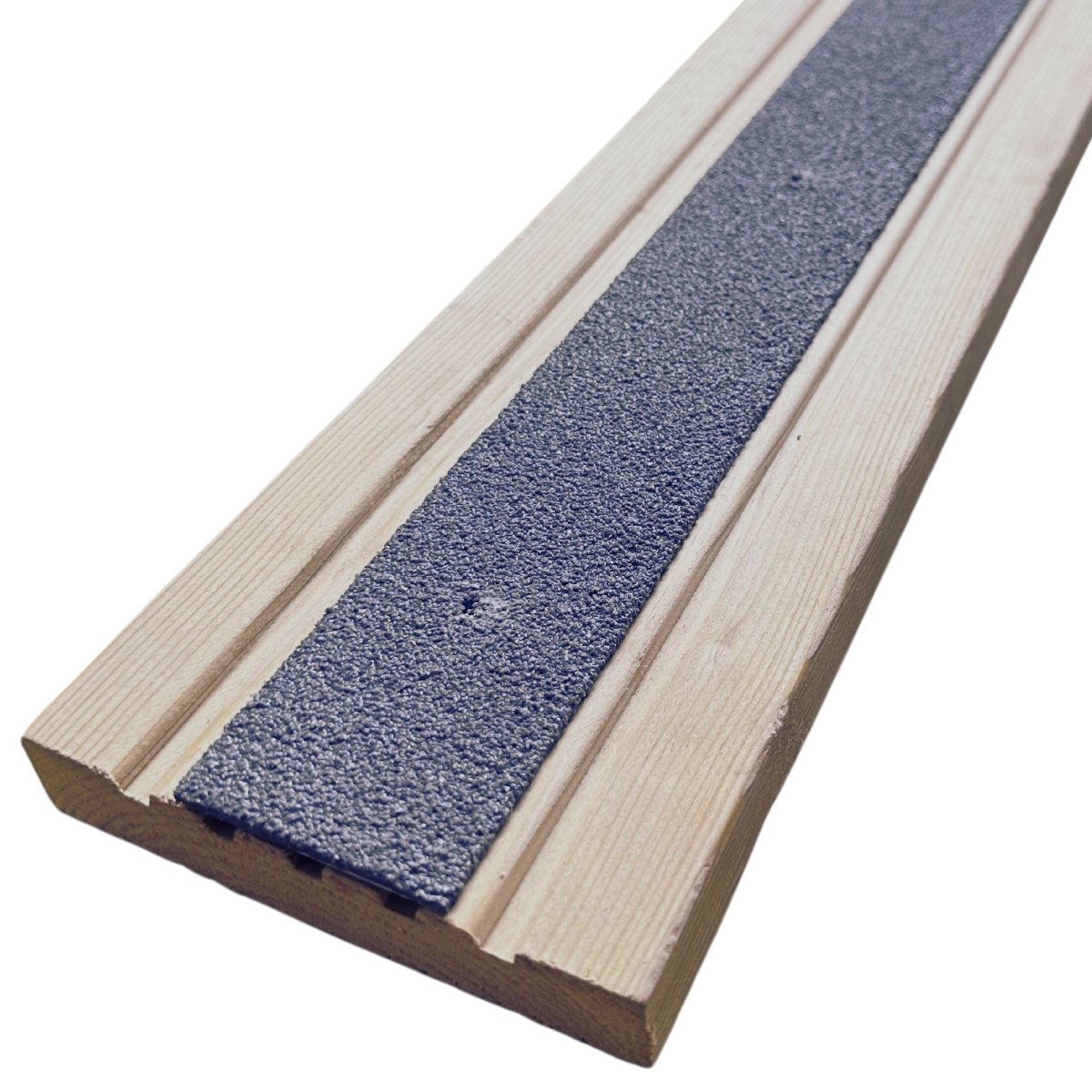 Non Slip Decking Strips GRP Heavy Duty Pro Grade 50mm - GREY - Slips Away - Decking strips - decking strip grey 600mm x 50mm -