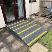Non Slip Decking Strips GRP Heavy Duty Pro Grade 50mm - YELLOW - Slips Away - Decking strips - decking strip 600mm x 50mm yellow -