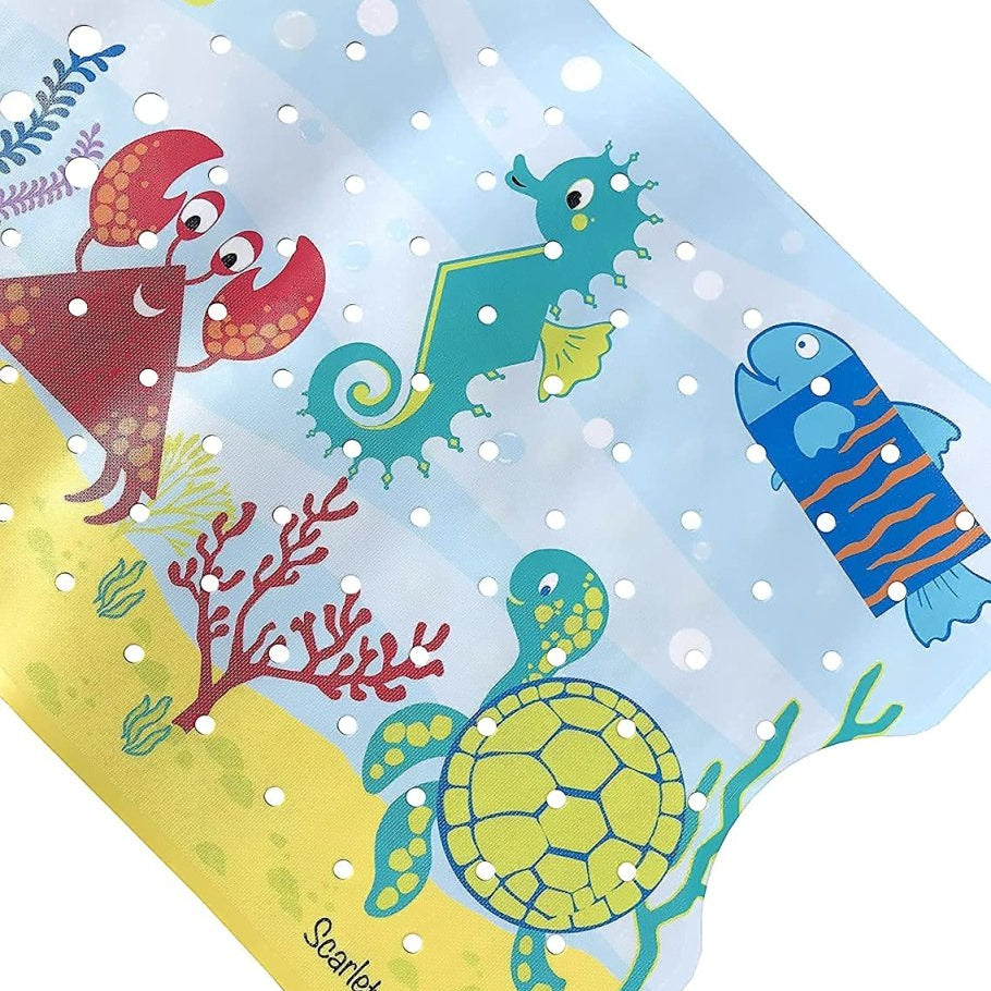 Shower Mat for Children, 100x40cm - Slips Away - B07YVM72MP -