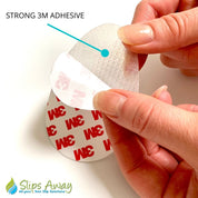 Non Slip Shoe Grip Sole Protection Pads 6x Pairs - Clear - Slips Away - SA039 -