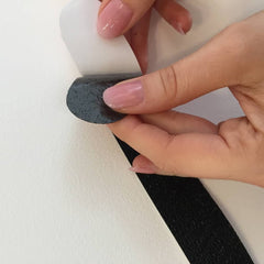 Non Slip Strips for Stairs - Black 64cm x 3 cm (16x pack) - Slips Away - SA026 -