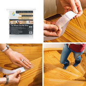 Non Slip Strips for Stairs - Clear 64cm x 3 cm (16x pack) - Slips Away - SA025 -