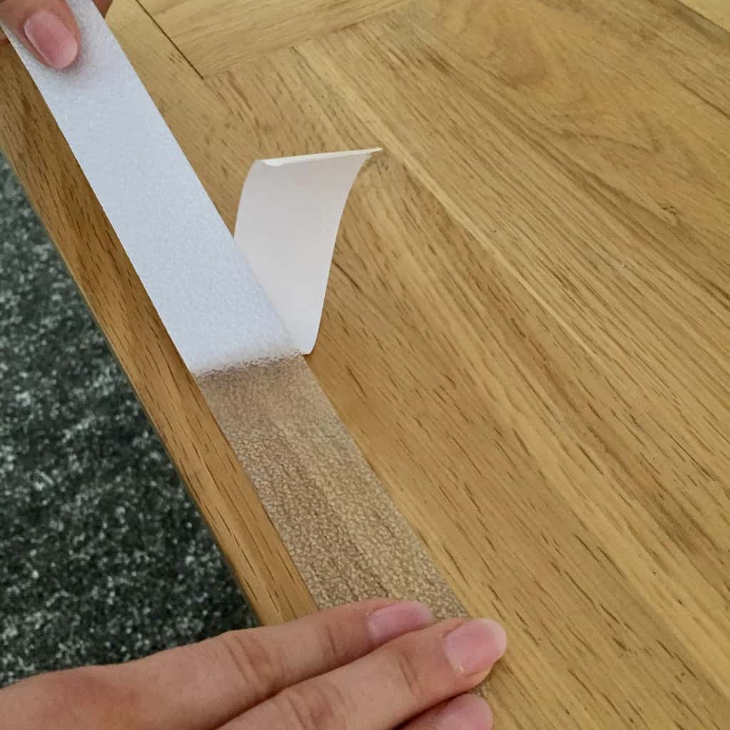 Non Slip Strips for Stairs - Clear 64cm x 3 cm (16x pack) - Slips Away - SA025 -
