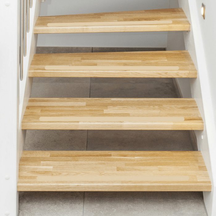 Non Slip Strips for Stairs - Clear 64cm x 3 cm (16x pack) - Slips Away - SA025 -