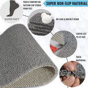 Non Slip Textured Loofah Shower/Bath Mats, Quick Drying, 60*60cm - Slips Away - 01fce118-4ea4-45cc-b82f-689f2f88201c -