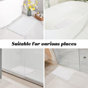 Quick-Dry Loofah Shower Mat - Non-Slip, Super Soft, and Mold-Resistant - Slips Away - B0BX2XY2KF -