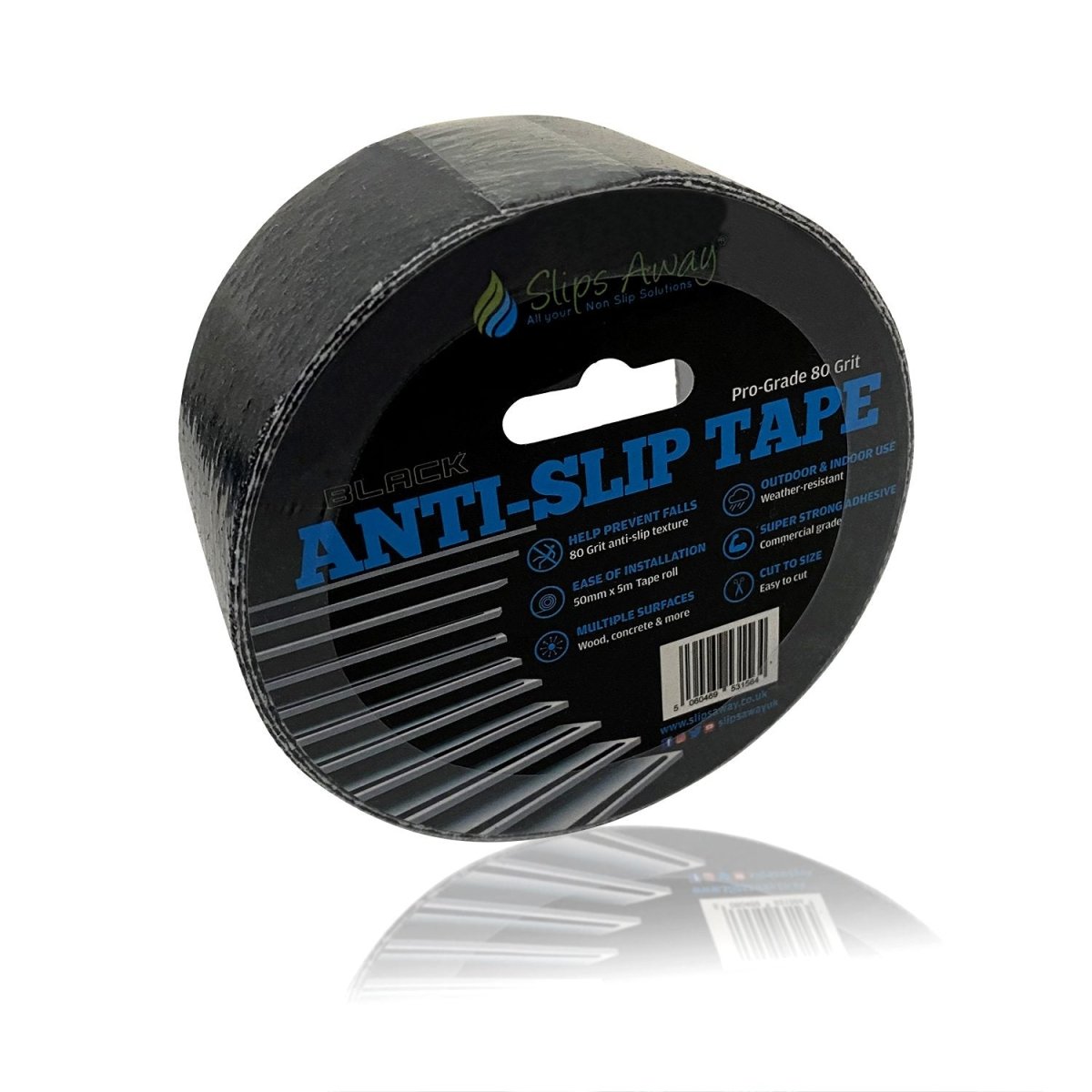 Short Length Anti Slip Tape Rolls Standard Grade 5 Metres - Slips Away - SA049 -