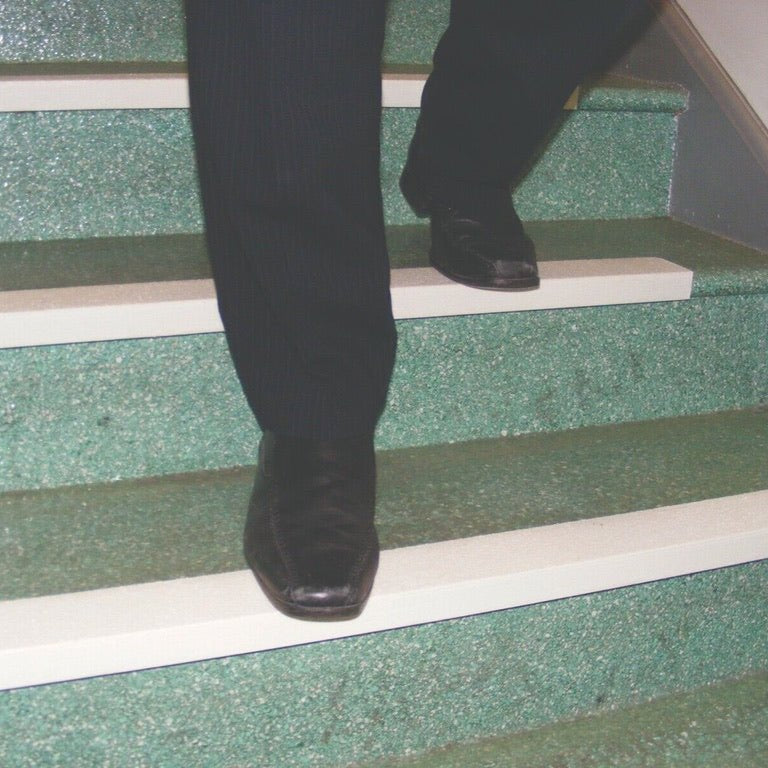 Stair & Step Nosing Edge Cover Anti Slip Treads GRP Heavy Duty for High Traffic Areas - WHITE - Slips Away - Stair nosing - 1x GRP nosing white 500mm -