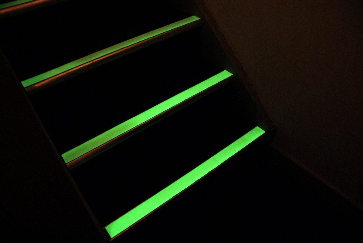 Super grade Photoluminescent Glow in the Dark Anti Slip Tape Roll - Slips Away - H3454-Super-Grade-Glow-in-the-Dark-Anti-Slip-100mm -