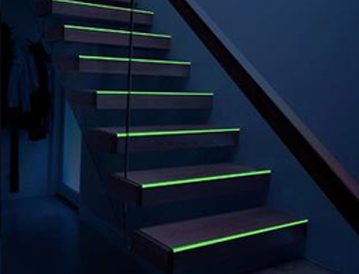 Super grade Photoluminescent Glow in the Dark Anti Slip Tape Roll - Slips Away - H3454-Super-Grade-Glow-in-the-Dark-Anti-Slip-25mm -