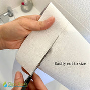 Ultra Thin Non Slip Adhesive Bath Mat FREE Roller Presser Included - Slips Away - SA077. -