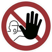 Warehouse Floor Graphic Marker Safety Signs -High Visibility - Strong Self Adhesive - Slips Away - Anti slip tape - D-P006 -