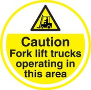 Warehouse Floor Graphic Marker Safety Signs -High Visibility - Strong Self Adhesive - Slips Away - Anti slip tape - FLS23 -