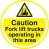 Warehouse Floor Graphic Marker Safety Signs -High Visibility - Strong Self Adhesive - Slips Away - Anti slip tape - FLS23 -
