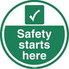 Warehouse Floor Graphic Marker Safety Signs -High Visibility - Strong Self Adhesive - Slips Away - Anti slip tape - FLS25 -