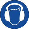 Warehouse Floor Marker Signs - Slips Away - EWM028 - Ear Protection (Blue) -