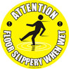 Warehouse Floor Marker Signs - Slips Away - EWM05 - Floor Slippery When Wet -