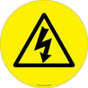 Warehouse Floor Marker Signs - Slips Away - EWM223 - Electro Danger (Symbol) -