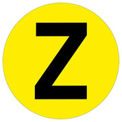 Warehouse Letter Adhesive 190mm Floor Identification Markers - Slips Away - Anti slip tape - H7503 Z -