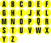Warehouse Letter Floor Markers - Slips Away - H7503 A -