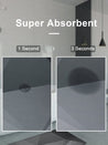 Water Absorbent Rubber Backed Non-Slip Bathroom Floor Mat - Slips Away - Water Absorbent - B09V54LL1L -