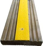 Yellow Non Slip Decking Strips - Slips Away - decking strip 600mm x 50mm yellow -